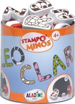 Ștampila pentru copii Aladine Stampo Minos Set de sigilare 26 Bucăți-Alfabet Mare - 1