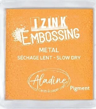 Печат Aladine Izink Подложка за печат Metal Yellow - 1