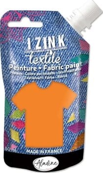 Textilfarbe Aladine Izink Stofffarbe Orange 80 ml - 1