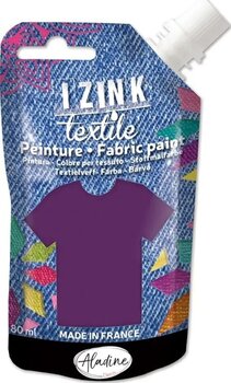 Barva za tekstil Aladine Izink Barva za tkanine Purple 80 ml - 1