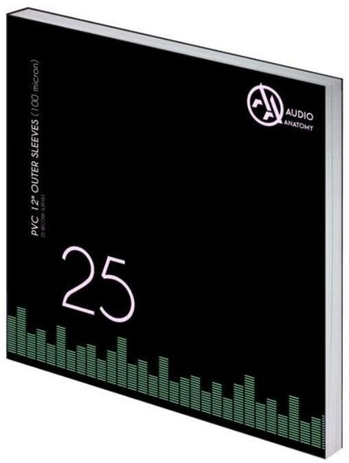 Taske/kuffert til LP-plader Audio Anatomy Vinyl Outer PVC AC009 AA LP covers 25