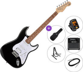 Електрическа китара PSD Guitars STC-100-HSS SET Black Електрическа китара