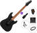 PSD Guitars SPS-100M SET Matte Black Gitara elektryczna