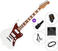 E-Gitarre PSD Guitars JM-100 SET White E-Gitarre
