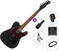 Gitara elektryczna PSD Guitars TLC-100M SET Matte Black Gitara elektryczna
