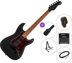 Електрическа китара PSD Guitars STC-100M-HSS SET Matte Black Електрическа китара