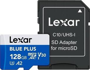 Memory Card Lexar microSDHC Blue Plus Micro SDHC 128 GB Memory Card