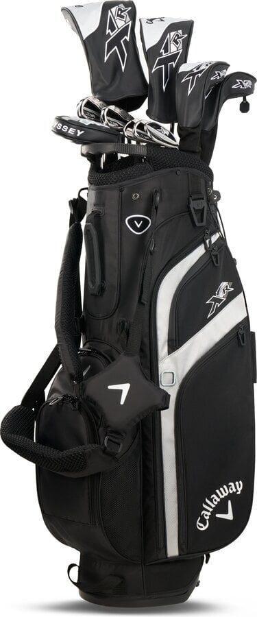 Kompletan set Callaway XR 26 Black/Silver Desna ruka Čelik Stiff Standard Kompletan set