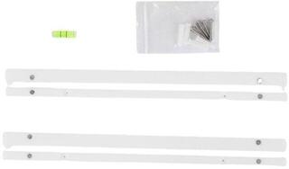 Seinale paigaldatud vinüülplaatide hoidja Muziker MUZR65GWhite Seinale paigaldatud vinüülplaatide hoidja White