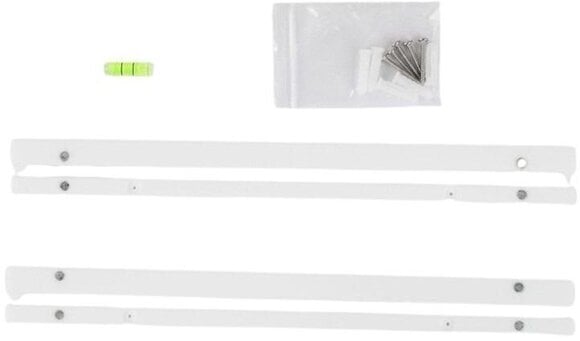 Seinale paigaldatud vinüülplaatide hoidja Muziker MUZR65GWhite Seinale paigaldatud vinüülplaatide hoidja White - 1