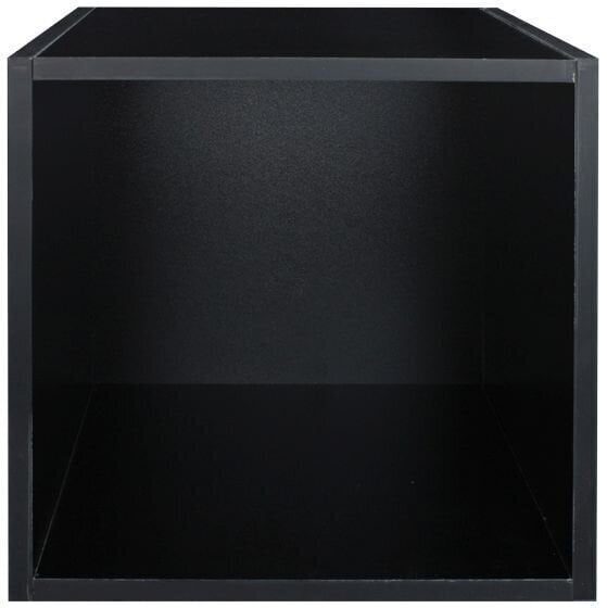 Box für LP-Platten Muziker Vinyl Records Cube Case Box für LP-Platten Black