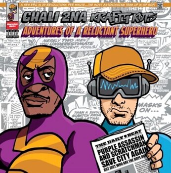 LP ploča Chali 2NA & Krafty Kuts - Adventures Of A Reluctant Superhero (Indie Exclusive) (Limited Edition) (Yellow Coloured) (LP) - 1