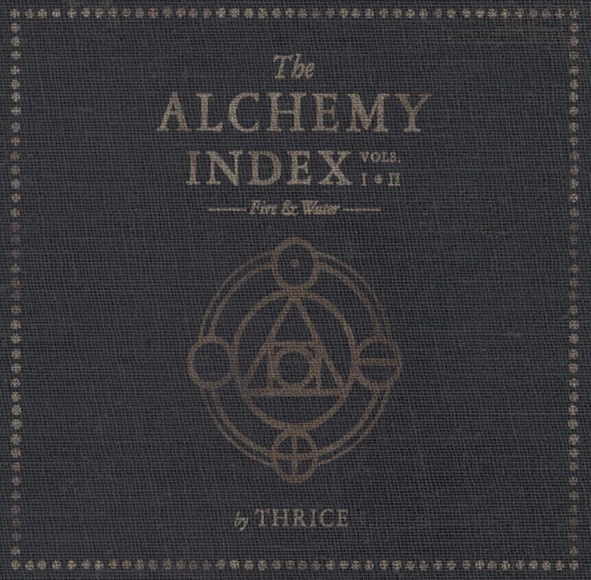 LP ploča Thrice - Alchemy Index, Vols. 1 & 2: Fire & Water (Indie Exclusive) (45 RPM) (Translucent Orange/Blue Coloured) (2 LP)