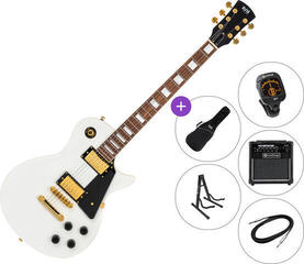 Electric guitar PSD Guitars LSP-100 SET White Electric guitar