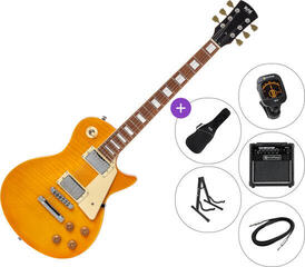 Electric guitar PSD Guitars LSP-100 SET Yellow Electric guitar