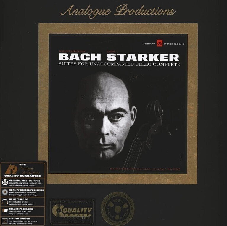 Δίσκος LP Janos Starker - Suites For Unaccompanied Cello Complete (Box Set) (200g) (45 RPM) (6 LP)