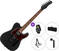 Gitara elektryczna PSD Guitars TLC-100M SET 2 Matte Black Gitara elektryczna