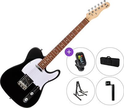 Gitara elektryczna PSD Guitars TLC-100 SET 2 Black Gitara elektryczna - 1