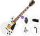 Electric guitar PSD Guitars LSP-100 SET 2 White Electric guitar