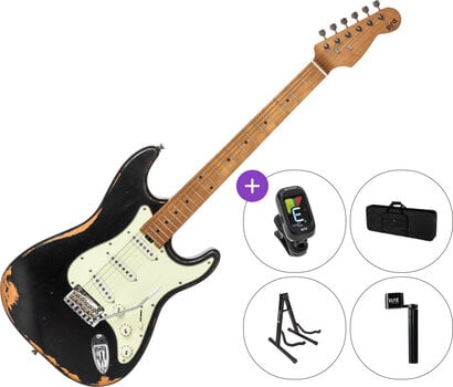 Električna gitara PSD Guitars STC-300R SET 2 Black Električna gitara - 1