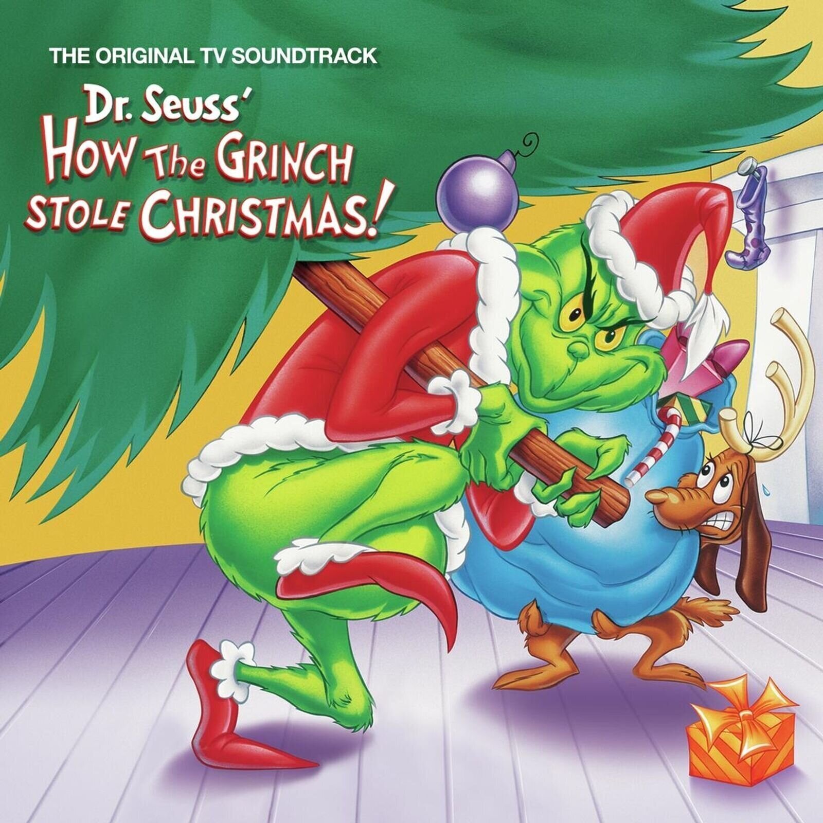Vinylplate Thurl Ravenscroft & Boris Karloff Dr. Seuss' - How The Grinch Stole Christmas! (Limited Edition) (Green Coloured) (LP)