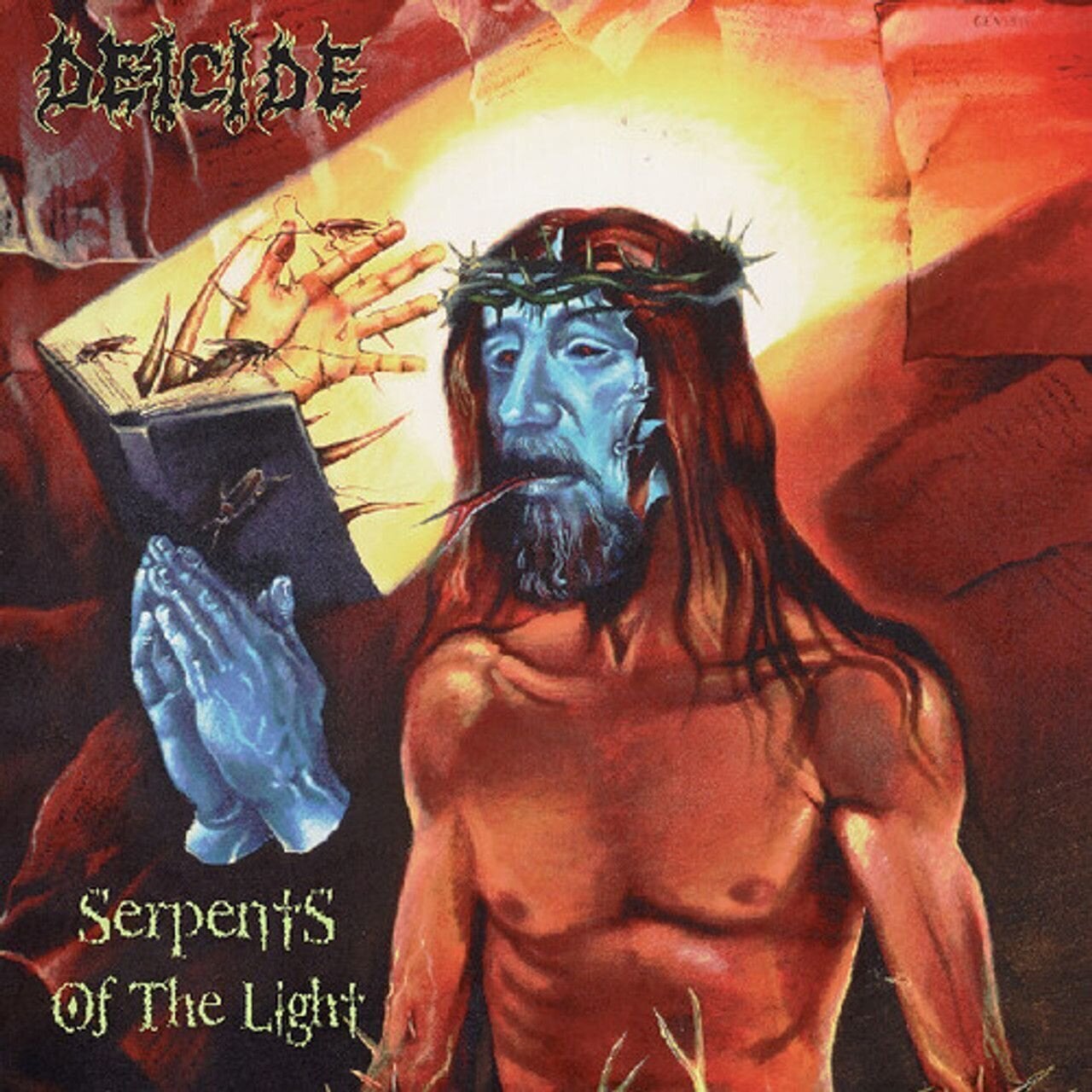 LP ploča Deicide - Serpents Of The Light (Remastered) (Reissue) (Deluxe Edition) (Deadly Blue Coloured) (LP)