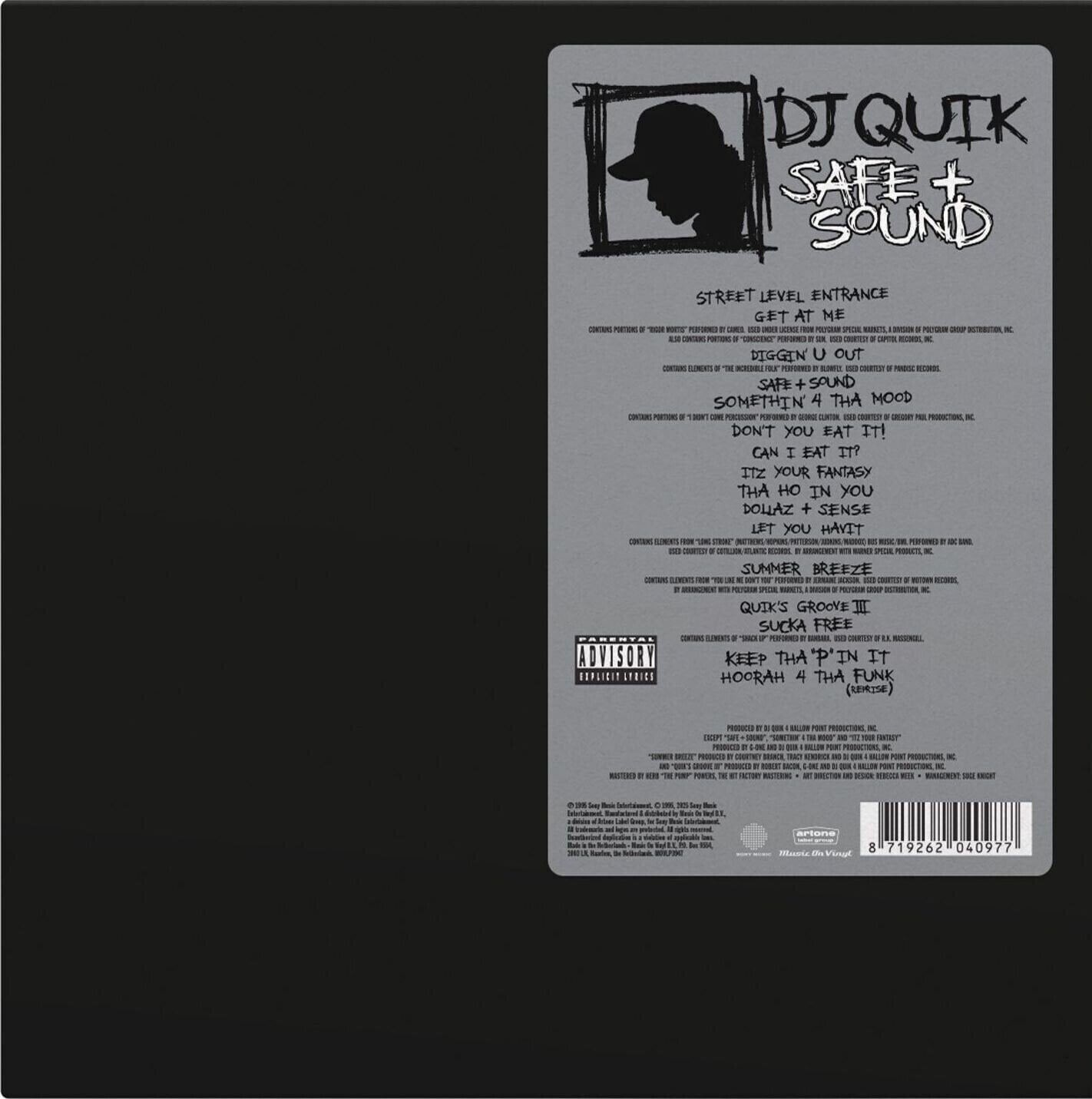 LP ploča DJ Quik - Safe + Sound (Anniversary Edition) (Transparent Red Coloured) (180 g) (2 LP)