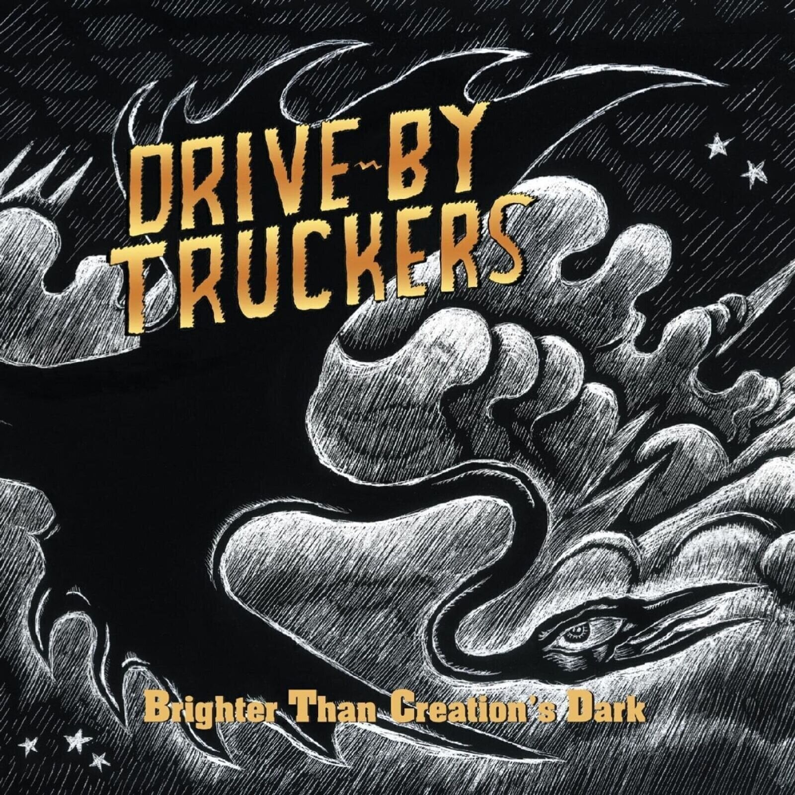 Disc de vinil Drive-By Truckers - Brighter Than Creation's Dark (Gatefold Sleeve) (Crystal Amber Coloured) (2 LP)