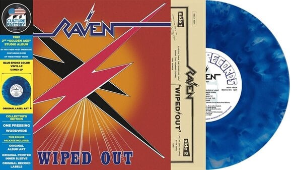LP ploča Raven - Wiped Out (Blue Smoke Coloured) (LP) - 1