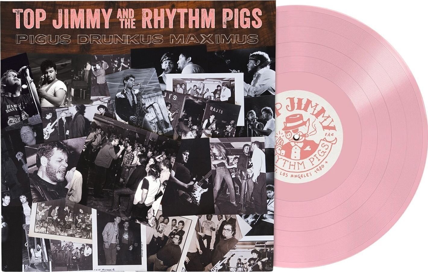 Disc de vinil Top Jimmy & The Rhythm Pigs - Pigus Drunkus Maximus (Pink Coloured) (LP)