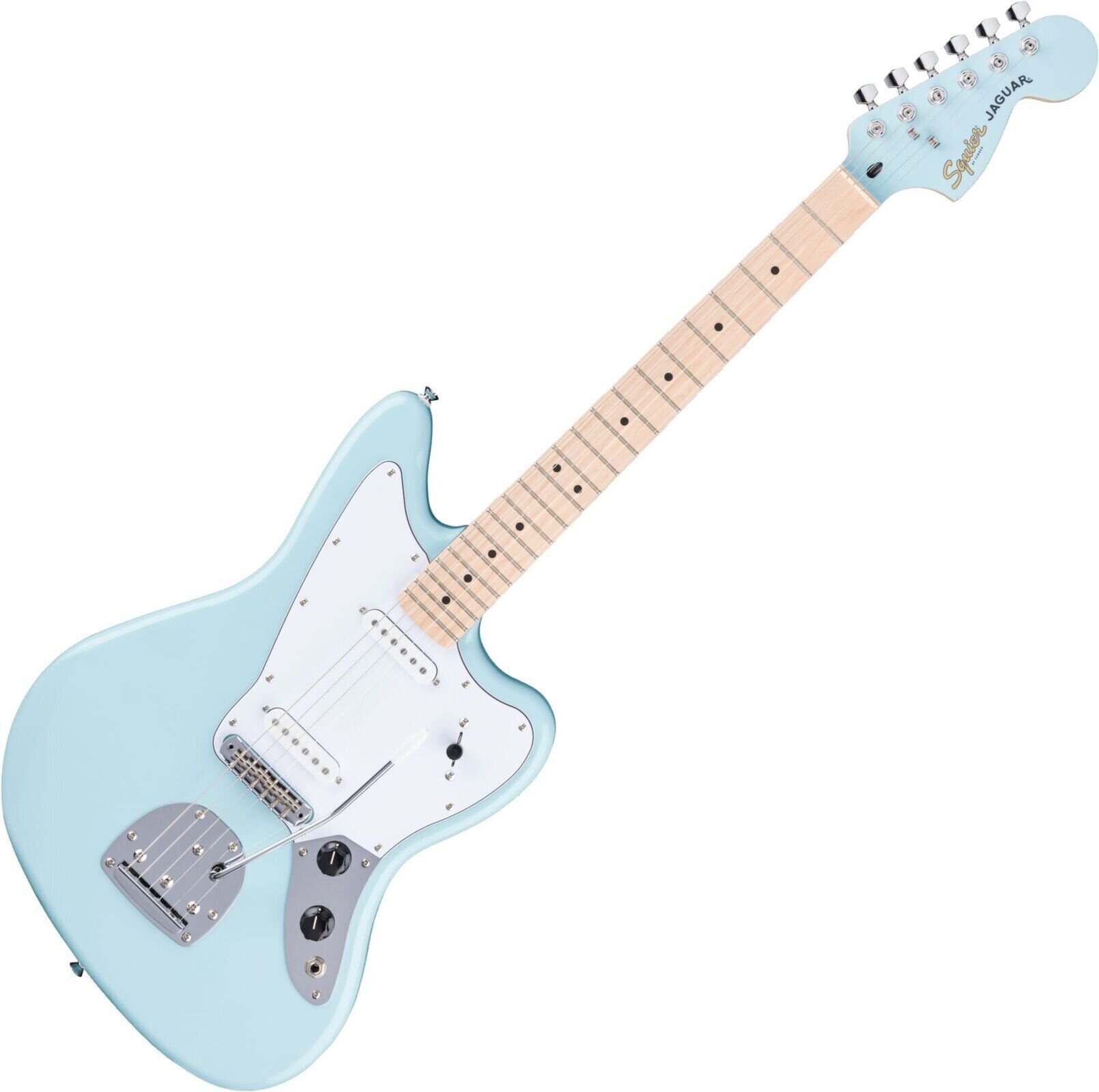 Elektrische gitaar Fender Squier FSR Affinity Jaguar MN Daphne Blue Elektrische gitaar