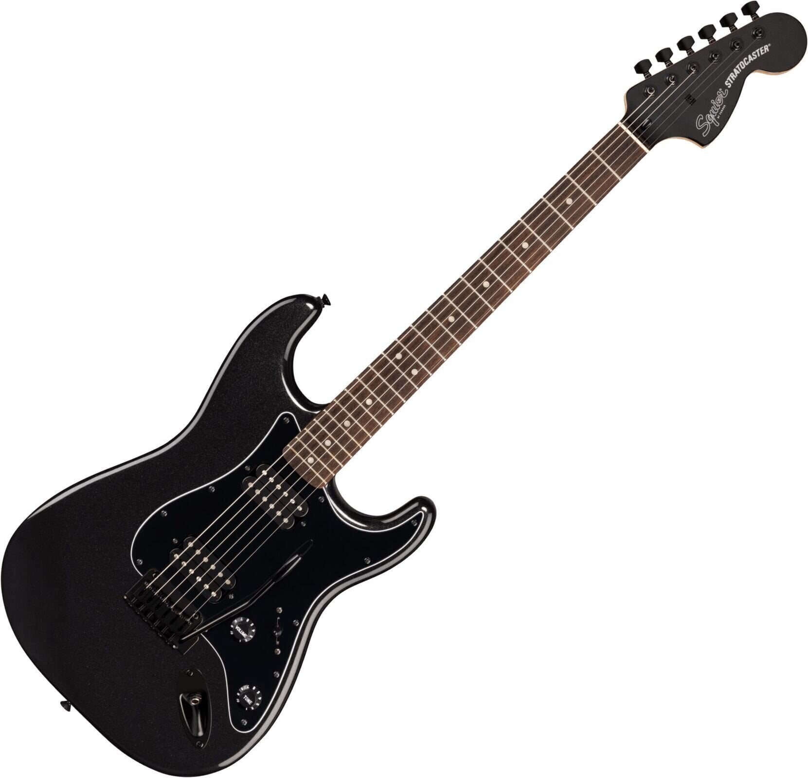 Gitara elektryczna Fender Squier FSR Affinity Stratocaster HH LRL Metallic Black Gitara elektryczna