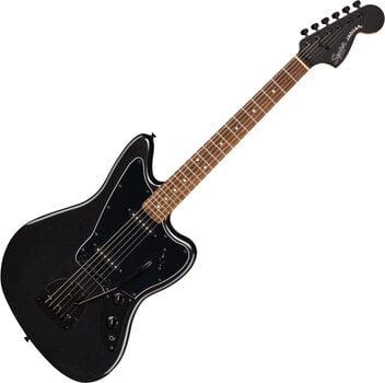 Elektrische gitaar Fender Squier FSR Affinity Jaguar LRL Metallic Black Elektrische gitaar - 1