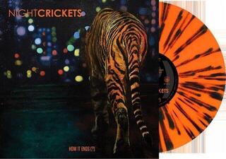 Vinylplade Night Crickets - How It Ends (?) (Limited Edition) (Orange & Black Splatter Coloured) (LP)