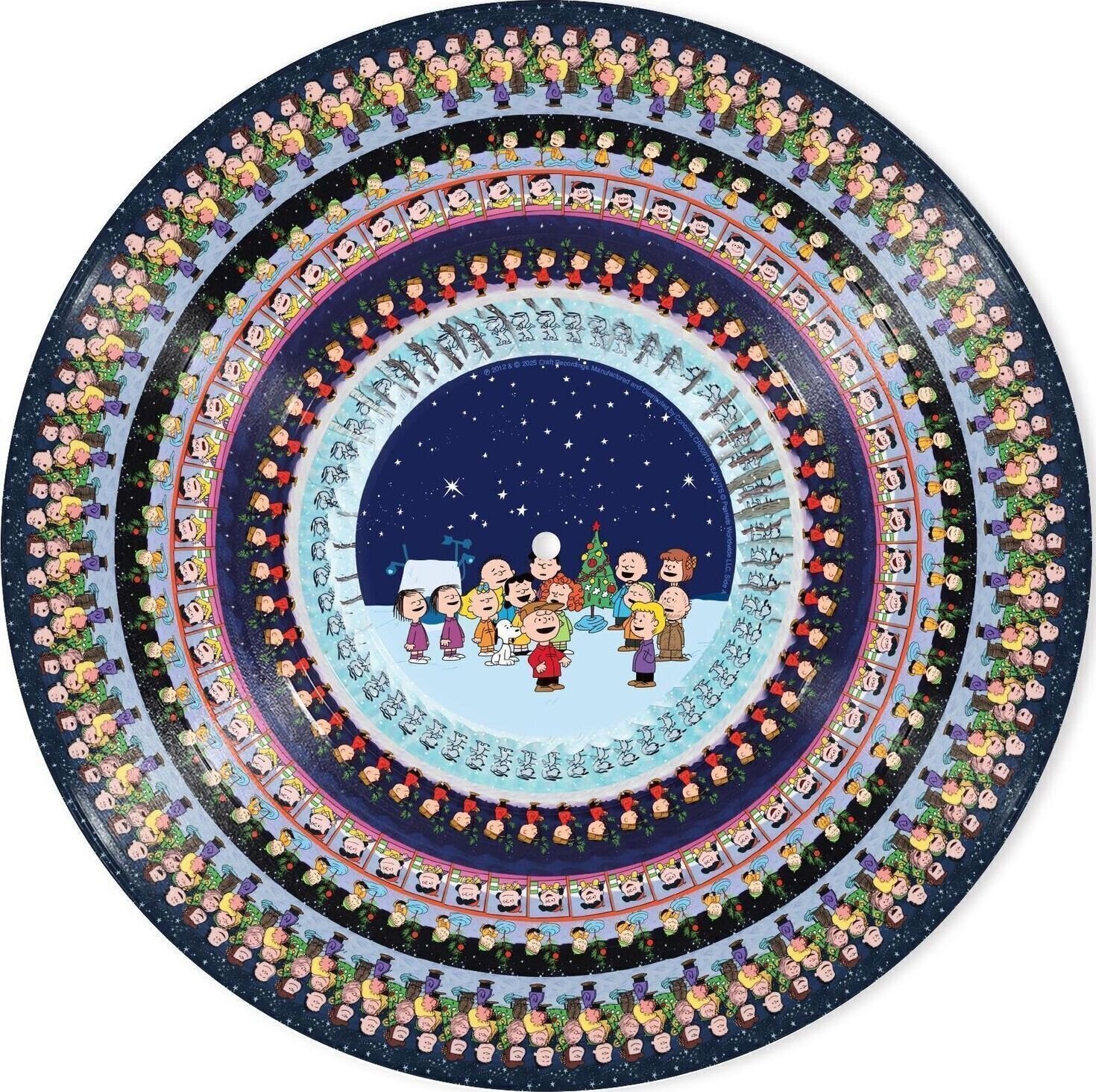 Vinylplate Vince Guaraldi A Charlie Brown Christmas (Anniversary Edition) (Limited Edition) (Zoetrope Picture Disc) (LP)
