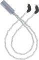 Dekoni Audio Ensemble Post-Split 2-Pin IEM Silver Braided Câble pour casques