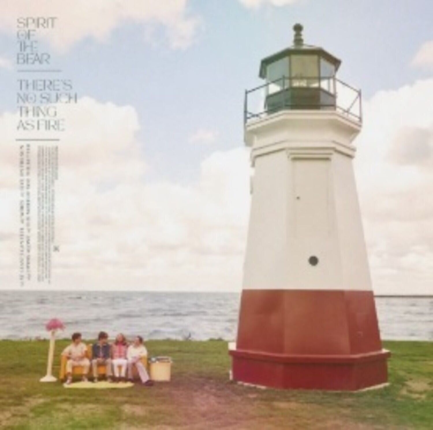 LP ploča Spirit Of The Bear - There's No Such Thing As Fire (Indie Exclusive) (Limited Edition) (White With Blue Splatter Coloured) (LP)