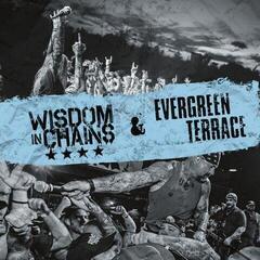 LP ploča Wisdom In Chains & Evergreen Terrace - Split (Limited Edition) (Baby Blue Coloured) (LP)