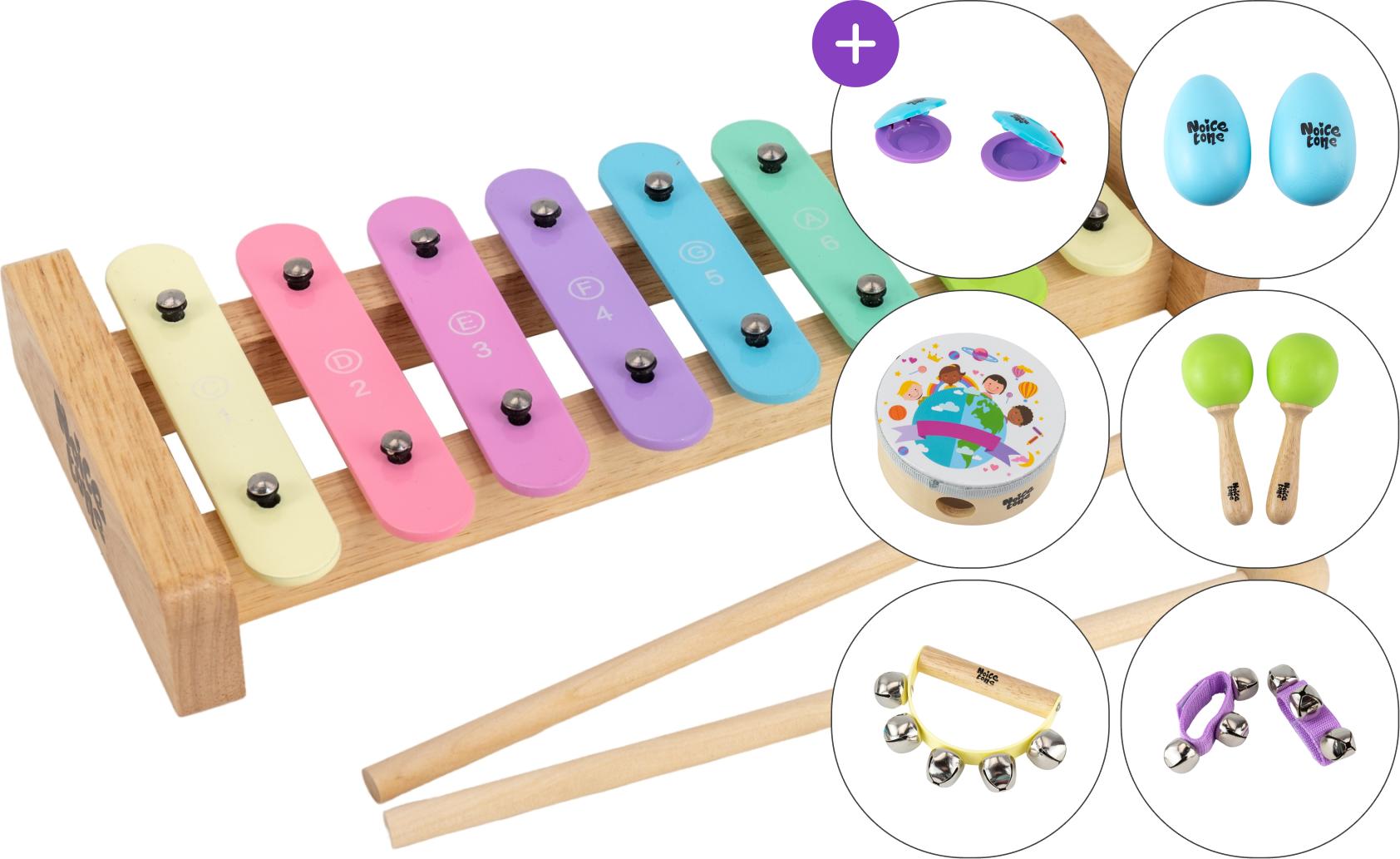 Ксилофон / Металофон / Карилон Noicetone M X002-1 SET Metallofon