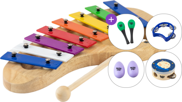 Ксилофон / Металофон / Карилон Noicetone X012-2 31x16cm SET Metallofon - 1