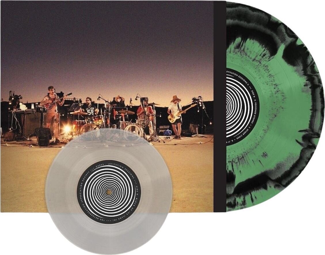 LP ploča Osees - Levitation Sessions 1 (Green & Black Swirl/ Milky Clear Coloured) (LP + Single 7")