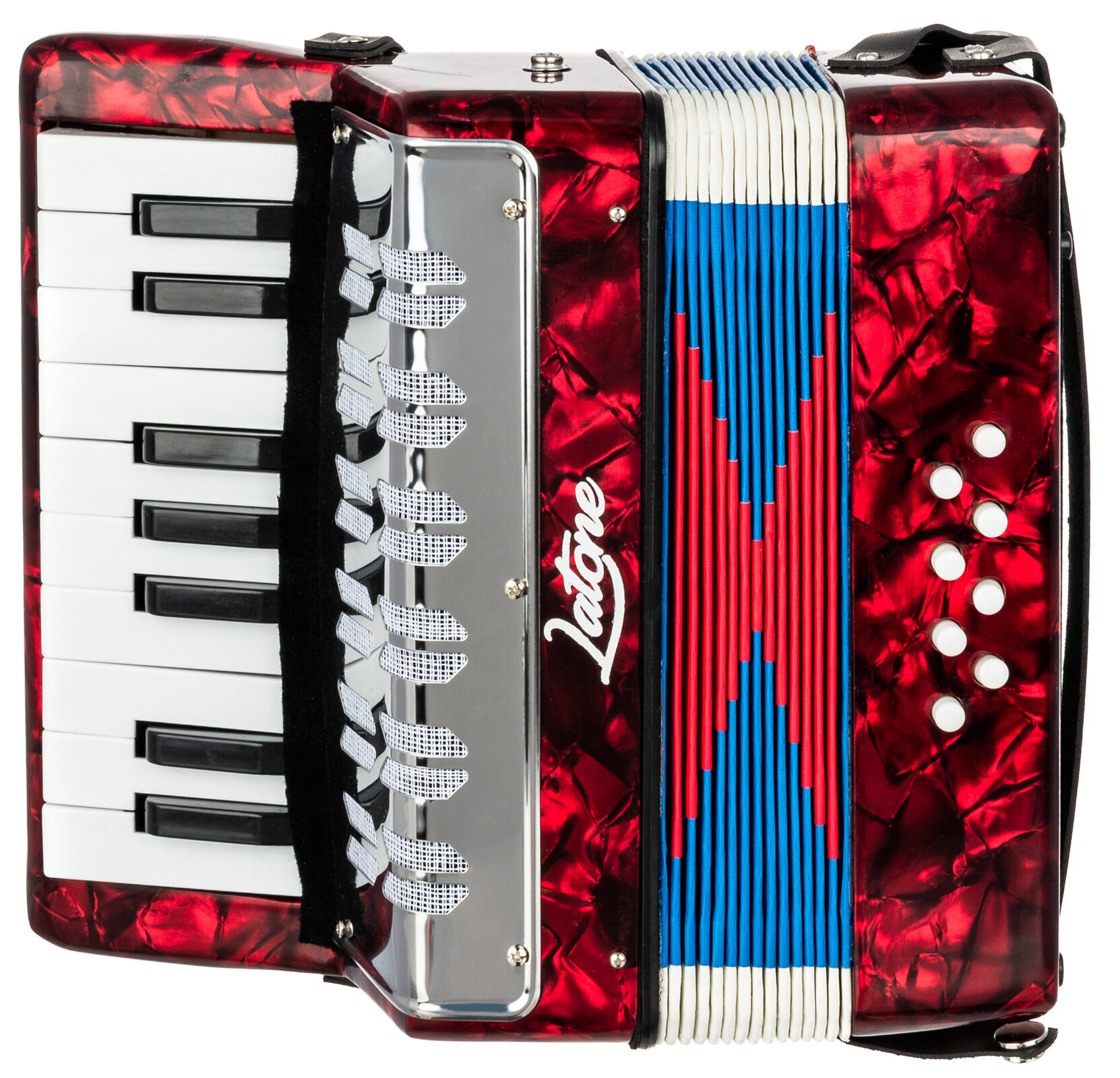 Tastenakkordeon
 Latone AccordiStar Tastenakkordeon Red