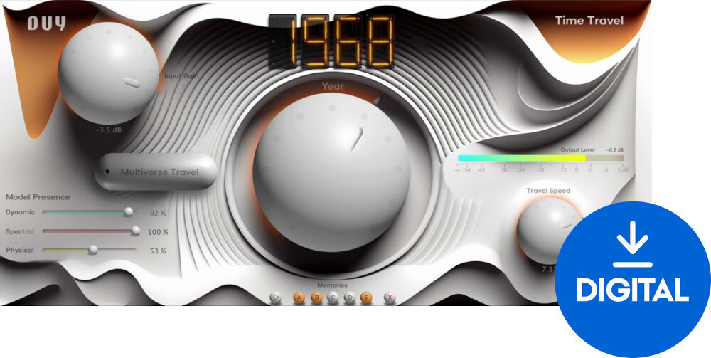 Studijski software plug-in efekt DUY Audio Time Travel (Digitalni izdelek)