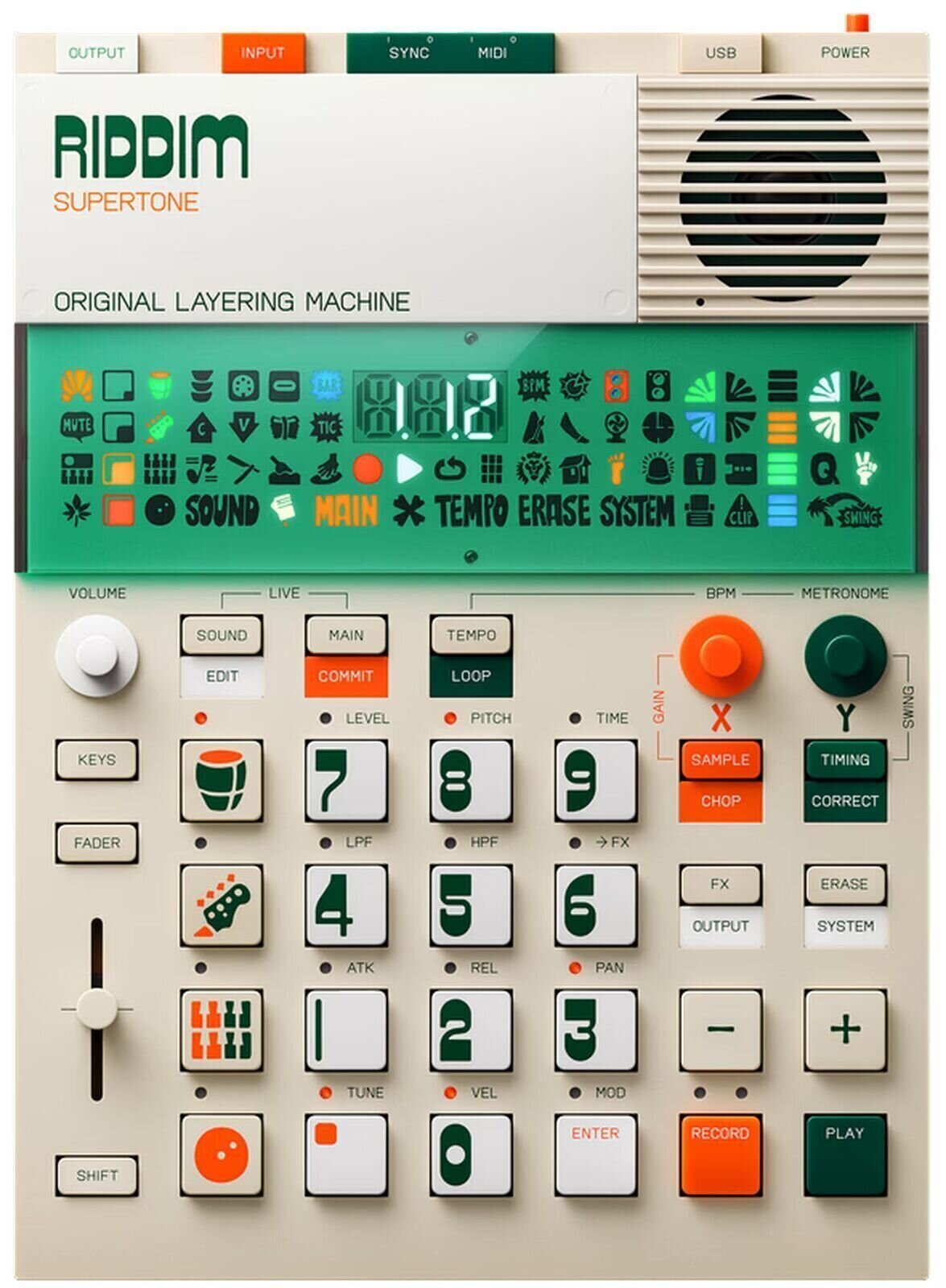 Sämpler Teenage Engineering EP–40 riddim Sämpler