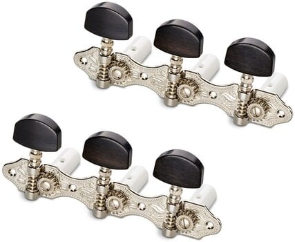 Tuner za gitare Schaller HNI 1-1 Baseplate 3+3 Nickel Tuner za gitare - 1