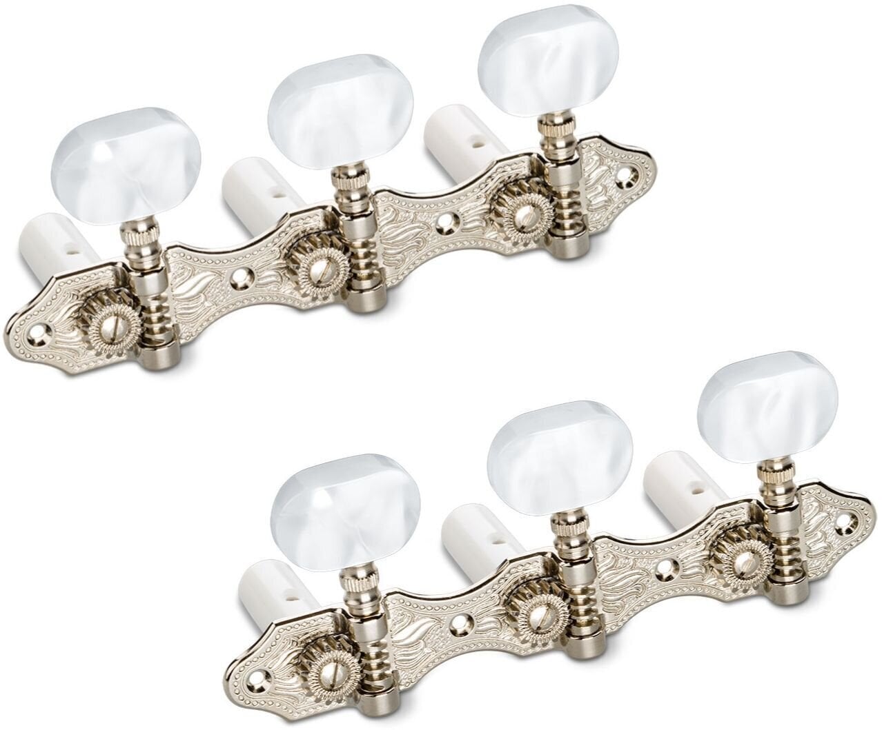 Tuner za gitare Schaller HNI 1 Baseplate 3+3 Nickel Tuner za gitare