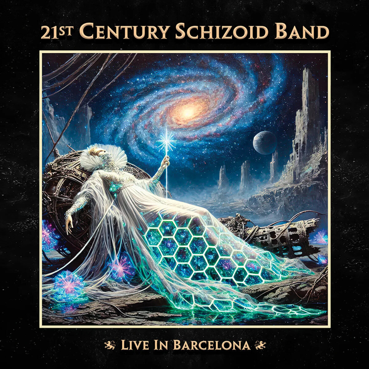 LP ploča 21St Century Schizoid Band - Live In Barcelona (Limited Edition) (Blue Marble Coloured) (2 LP)