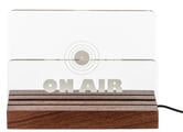 Muziker Now Playing Vinyl Record Album Display Stand with Acrylic board Stand Natural