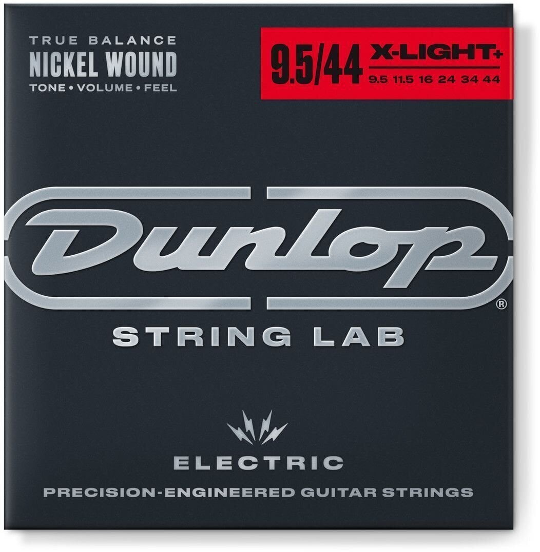 Sähkökitaran kielet Dunlop DEN09544 String Lab X-Light Sähkökitaran kielet