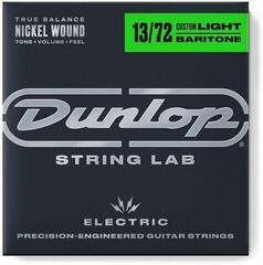 Струни за електрическа китара Dunlop DEN1372 String Lab Light Baritone Струни за електрическа китара